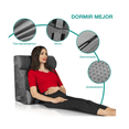 thumbnail image 4 of Juego De 4 Almohadas   Lab.G Ajustables De Cuña Para Cama, Gris Oscuro, 4 of 5