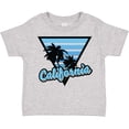thumbnail image 3 of Inktastic California with Triangle and Palm Trees in Blue Boys or Girls Toddler T-Shirt, 3 of 5