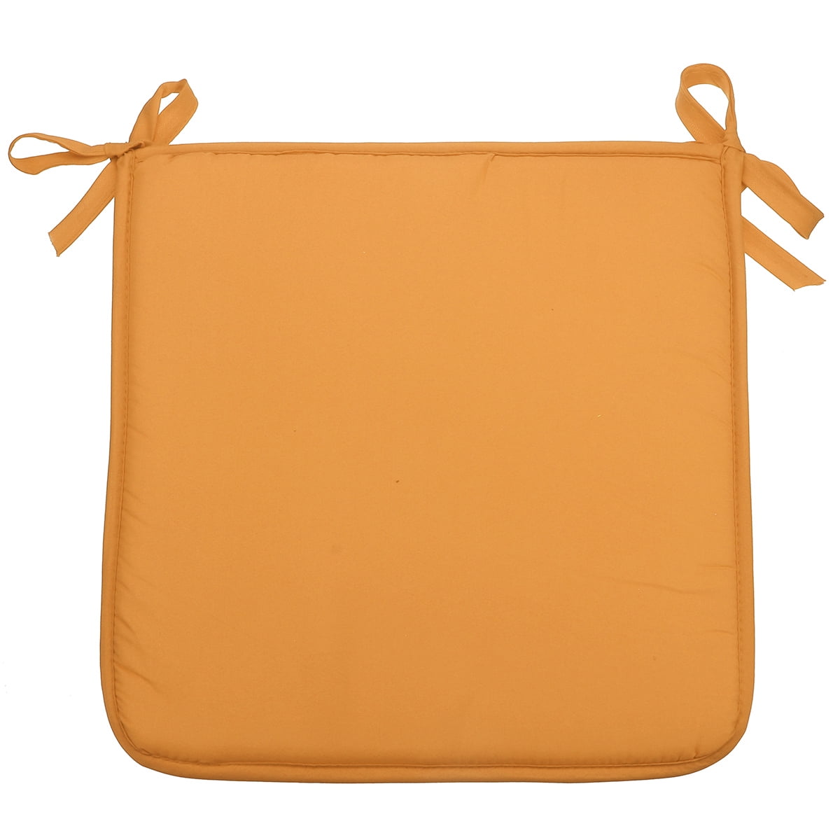 Kitchen Chair Pad Seat Cushion with Tie Rope, Plain Color Pad for