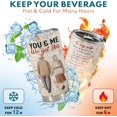 thumbnail image 2 of Gifts for Wife, Wife Gifts, Romatic Valentines day gifts for Her, Christmas gifts for wife, Old Couple You & Me We Got This, Stainless Steel Tumbler 20oz I Love You Her, Anniversary Presents, 2 of 6