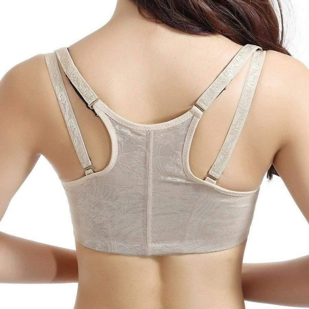 Starfit Women Push Up Cleavage Back Support Posture Corrector Magic Bra  Large