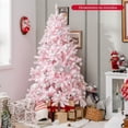 thumbnail image 4 of Árbol de Navidad Costway 185cm 808 Puntas de Ramas de PVC 350 Luces LED Rosa, 4 of 10