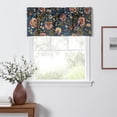 thumbnail image 2 of Ellis Curtain Regency Straight 3" Rod Pocket Valances for Windows 50" x 15" Navy, 2 of 5