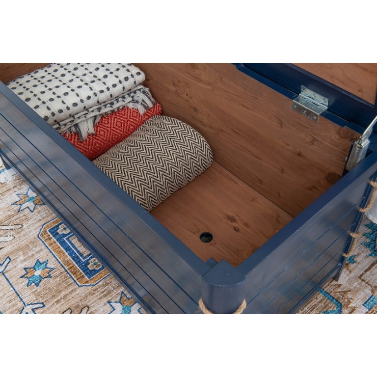 Powell Furniture Whitehurst Cedar Chest - White, 40.5" X 17.3" X 19", Cedar Lined Storage