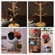 thumbnail image 2 of Estante para tazas de madera de bambú, organizador de tazas de té y café con árbol, soporte para colgar con 6 ganchos, soporte para tazas de bambú extraíble brillar Hogar, 2 of 6