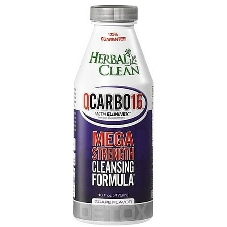 Bng Enterprises Natural - BNG Enterprises Health Clean QCarbo16 Cleansing Formula Liquid, Grape, 16 Oz