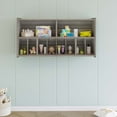 thumbnail image 2 of Tot Mate Wall Storage Organizer for Diapers Baby Essentials, Wood, Maple, 46"W x 15"D x 23 1/2"H RTA, 2 of 7