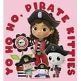 thumbnail image 2 of Girl's DreamWorks: Gabby's Dollhouse Yo Ho Ho Pirate Kitties  Graphic Tee Light Pink X Large, 2 of 4