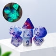 thumbnail image 3 of Juego de Dados Poliédricos Zulema D20 D12 D10 D8 D6 D4 Tricolor, 3 of 7