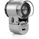 thumbnail image 1 of 50x Portable Pocket Magnifier With Uv And Led Light Mini Lightweight Handheld, 1 of 5