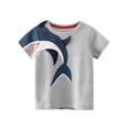 thumbnail image 2 of CHOYURME CHONYURM Toddler Boys Summer Cotton Short-Sleeve Graphic T-shirt,Pack of 3, 2 of 7