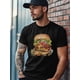 thumbnail image 4 of Hamburger T Shirt for Men Graphic Short Sleeve Top Tees, 4 of 8