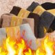 thumbnail image 2 of Sonducket Calcetines de invierno para hombre, gruesos, cálidos, de felpa, cómodos, transpirables, para deportes al aire libre, calzado lavable Type3 NO3 Sonducket PS6912-01, 2 of 6
