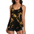 thumbnail image 1 of Coduop Tankini for Women Floral Print Tankini Tops High Waist Shorts Bathing Suits, 1 of 7