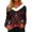 Wine&24#0812U, variant on Garbnen Christmas Sweatshirt Faux Fur Trim V Neck Snowflake Printed Women Long Sleeve Shirts Holiday Xmas Funny Winter Warm Pullover Tops for Women