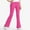 Hot Pink, variant on Cethrio Girls Flare Pants, Casual Cotton Stretchy Elastic Waist Dancing Leggings Hot Pink Size 10-12