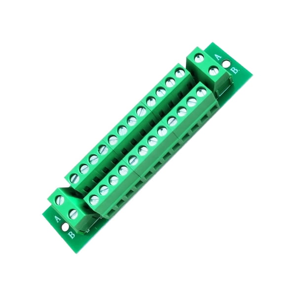 ROZYARD Solderless Docking Screw Terminal Block Connector Plug Green Terminal Block