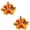 A001- 250th US Anniversary Bell Ornament, variant on Fall Candle Rings, Candle Wreath Rings, Pumpkin Fall Wreaths, Fall Leaves Decor, 11 Inch 2 Pack with Velvet Pumpkins, Maple Leaves and Berry Accents for Seasonal Home Display