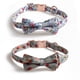 thumbnail image 1 of Collar de perro de 2 piezas con diseño de flores, ajustable, de nailon, adecuado para perros pequeños y medianos., 1 of 5