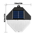thumbnail image 3 of SLYNSHome Solar Wall Lights Outdoor,Solar Fence Lights IP65 Waterproof Wall Mounted White + Colored Lights for House Wall Porch Garden Patio Garage, 3 of 7
