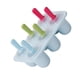 thumbnail image 1 of Yuarrent Moldes de paletas de hielo de 6 cavidades, moldes de silicona para helados, moldes para paletas para herramientas de bricolaje Cocina y Comedor color corto al azar Yuarrent HA044286-02, 1 of 6