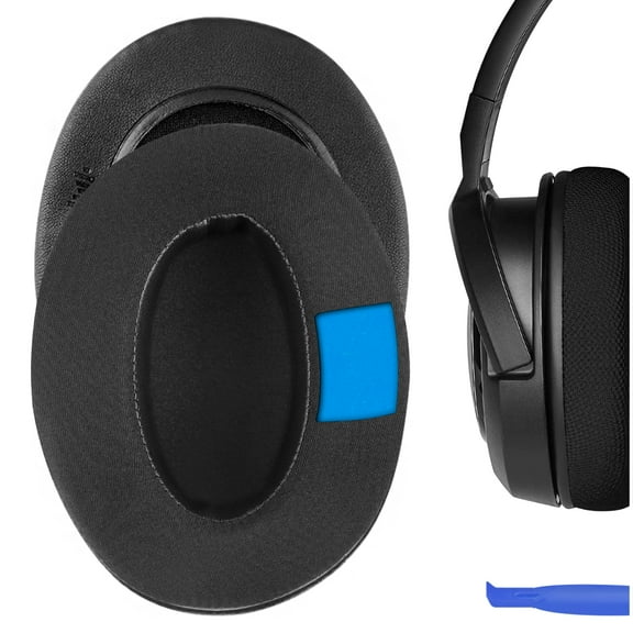 Geekria PRO Extra Thick Cooling Gel Replacement Ear Pads Compatible with Corsair HS35, HS40, HS45 Headphones, Ear Cushions (Black)