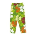 thumbnail image 4 of Sigee St. Patrick's Day3 Print Women's Soft Pajama Pants - Breathable and Comfortable Lounge Sleep Bottoms with Elastic Waistband and Pockets-Small, 4 of 9