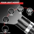 thumbnail image 5 of DAYBETTER Rechargeable LED Handheld Flashlight - High Lumens, Zoomable, LCD Battery Level Display Camping Lights with 4 Light Modes (High/Medium/Low/Flash) , Ideal for Emergency, Hiking, 5 of 8