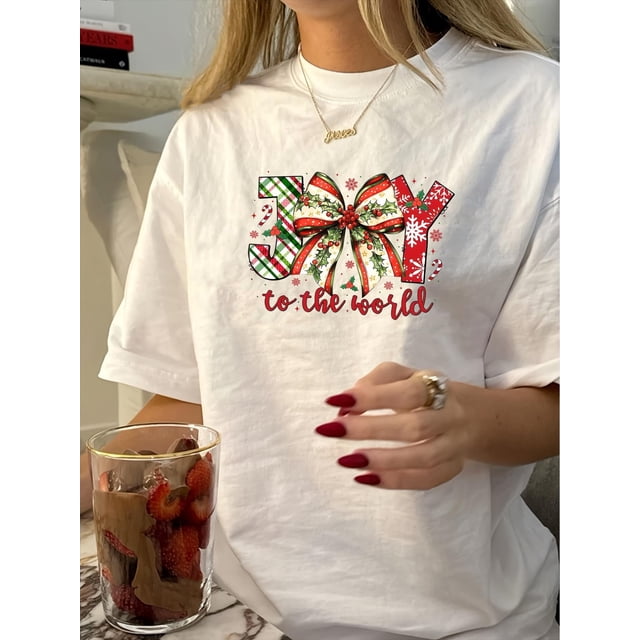 T-Shirt à Imprimé Géométrique Vintage pour Femmes - Col Rond Décontracté, Manches Courtes, Mélange de Polyester, Lavable en Machine, Non-Transparent, TopFather's Day d'Été, Mother's Day, Nouvel An, Festival du Printemps, Valen