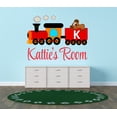 thumbnail image 2 of ALPHABET - Home Living Room Koala Bear Wild Animal Train Decoration Educational Letter K Alphabet Design Multicolored Vinyl Adhesive Wall Decal - Kids Bedroom Personalized Name Wall Sticker 40" x 28", 2 of 3