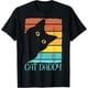 thumbnail image 1 of Cat Daddy Retro Black Cat Funny - Camiseta para hombre y mujer, 1 of 2