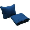 Protege Pillow and Blanket Travel Comfort Set, Blue