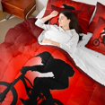 thumbnail image 4 of jejeloiu Extreme Sport Game 7-Piece Bedding Comforter Set,Black Dirt Bike King Bedding Sets For Boys Men Reversible, 4 of 8
