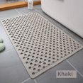 thumbnail image 1 of Slip Bath Mat for Tub with Drain Holes, Soft Machine Washable Non Slip Bathtub mat, Shower Mats for Inside Shower khaki, 1 of 5