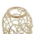 thumbnail image 5 of DecMode 33" Coral Cutout Gold Aluminum Metal Vase, 5 of 8