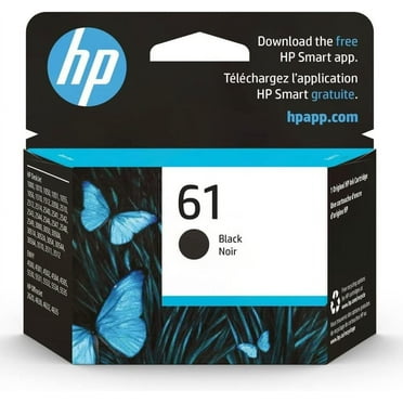 61 Ink Cartridges for HP 61 Black Ink Cartridge, 1 Black