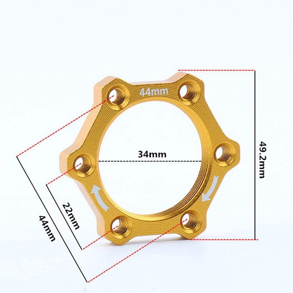 Bike Bicycle Freewheel Threaded Hubs Disk Disc Brake Rotor Flange