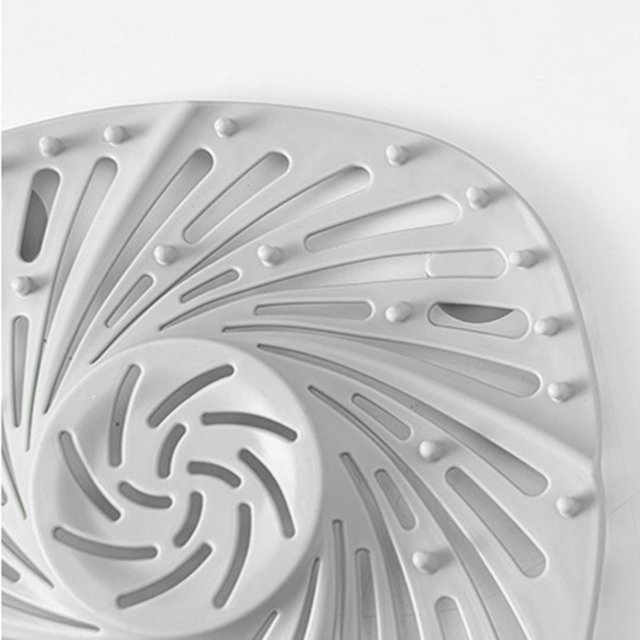 Filtro de cabello de silicona para colador portátil para productos de baño domésticos (blanco) JShteea Libre de BPA