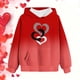 thumbnail image 4 of Camiseta de manga larga para niños, cuello redondo, color liso, ideal para niños y niñas, sudadera con capucha de poliéster., 4 of 6