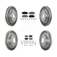 thumbnail image 1 of Transit Auto Front Rear Coated Disc Brake Rotors and Ceramic Pads Kit for Car 2015 Honda Civic EX with Coupe Manual transmission KGC-100872, 1 of 11