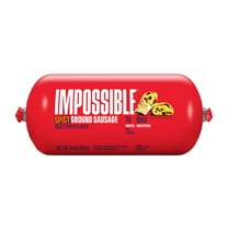 Impossible Foods Spicy Ground Sausage Meat from Plants, Raw, 14 oz Tube (Frozen)