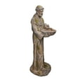 thumbnail image 2 of Alpine Corporation 45"H Old World St. Francis Statue with Bird Feeder, 2 of 5