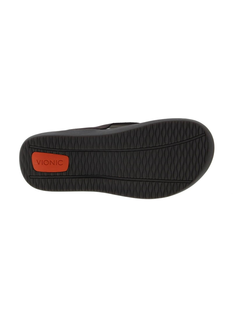 Vionic Men’s Flip Flops Set of 2 Black Thong Beach Vacation Lake Comfort Casual Amazon.com | Vionic Mens Tide II Flip-Flop Black 7 M | Sandals main image 4