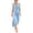 #0248-Light Blue, variant on Women's Midi Dresses Round Neck Sleeveless Twist Knot Linen Blend Dresses Casual Boho Vacation Style Lightweight Breathable Flowy Loose Fit Summer Dresses