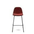thumbnail image 5 of Pemberly Row Velvet Performance Counter Height Stools (Set of 2) in Red, 5 of 7