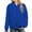 Blue, variant on Coerni Quilted Texture Bomber Jacket for Girls Rib Knit Cuffs Long Sleeve Baseball Clothes Solid Casual Preppy Spring Fall Preppy Outerwear