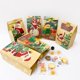 thumbnail image 1 of OurWarm 12pcs Christmas Candy Bags with Stickers Kraft Paper Bags Deer Snowman 2023 Xmas Party Gift Bag Cookie Present Bag, 1 of 3