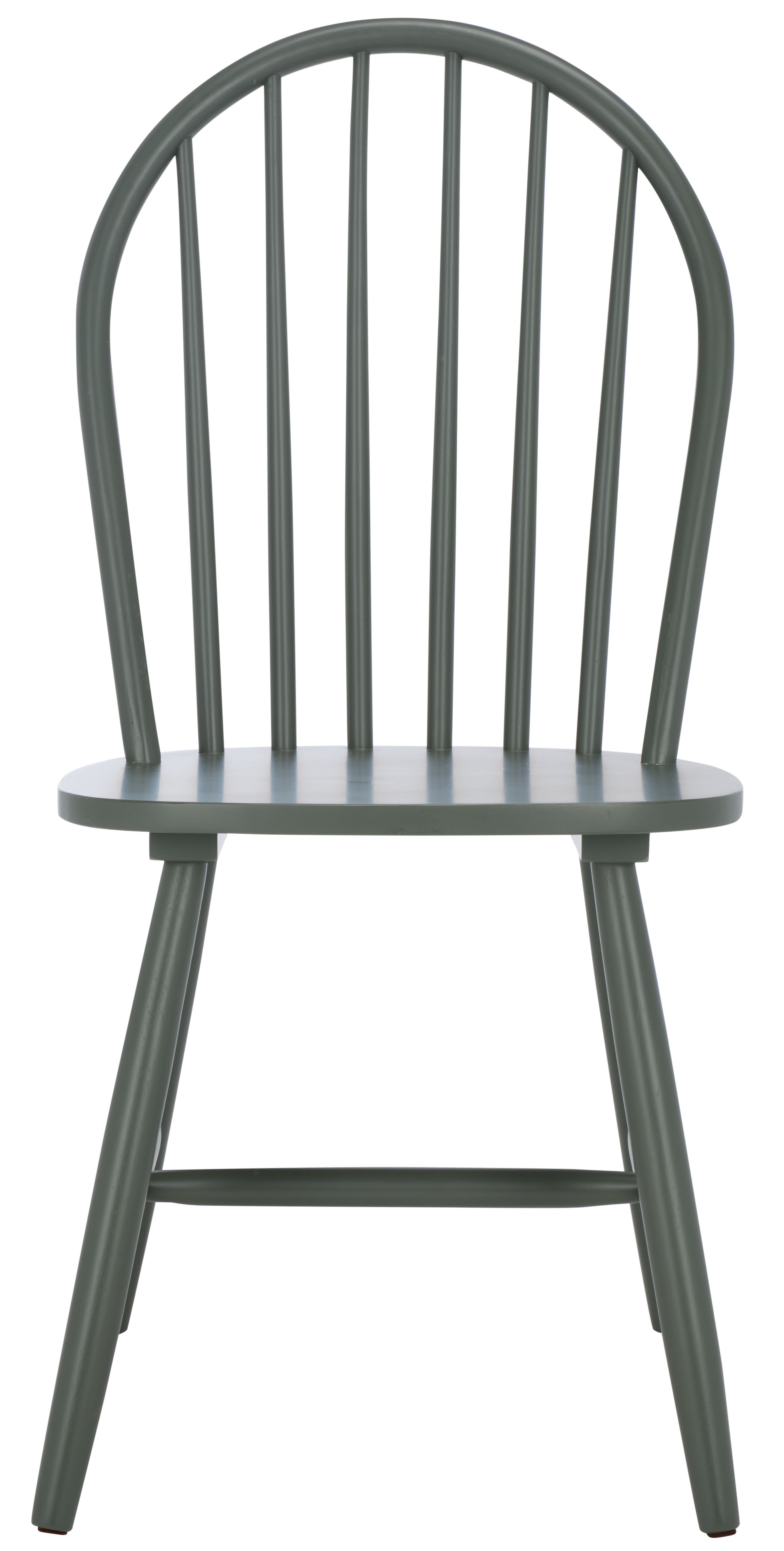 Safavieh Omaha Modern Wood Dining Side Chairs, Dark Green (Set of 2)