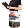thumbnail image 2 of Yayeee Waist Apron with Pockets for Cooking Waterproof Half Server Aprons, Abstract Elephant, 2 of 7