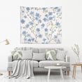 thumbnail image 2 of Yayeee Tapestry Wall Hanging for Bedroom 90" x 60" Living Room Home Wall Art Decor, Forget Me Not, 2 of 7
